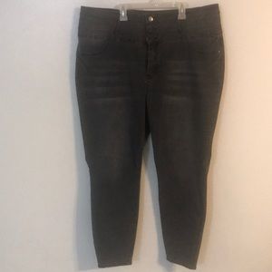 Black wash jeans